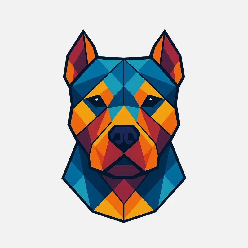 Chien | Tête de chien Impression / Impression / Design
