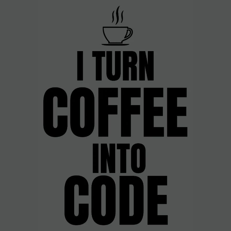 Je transforme le café en code