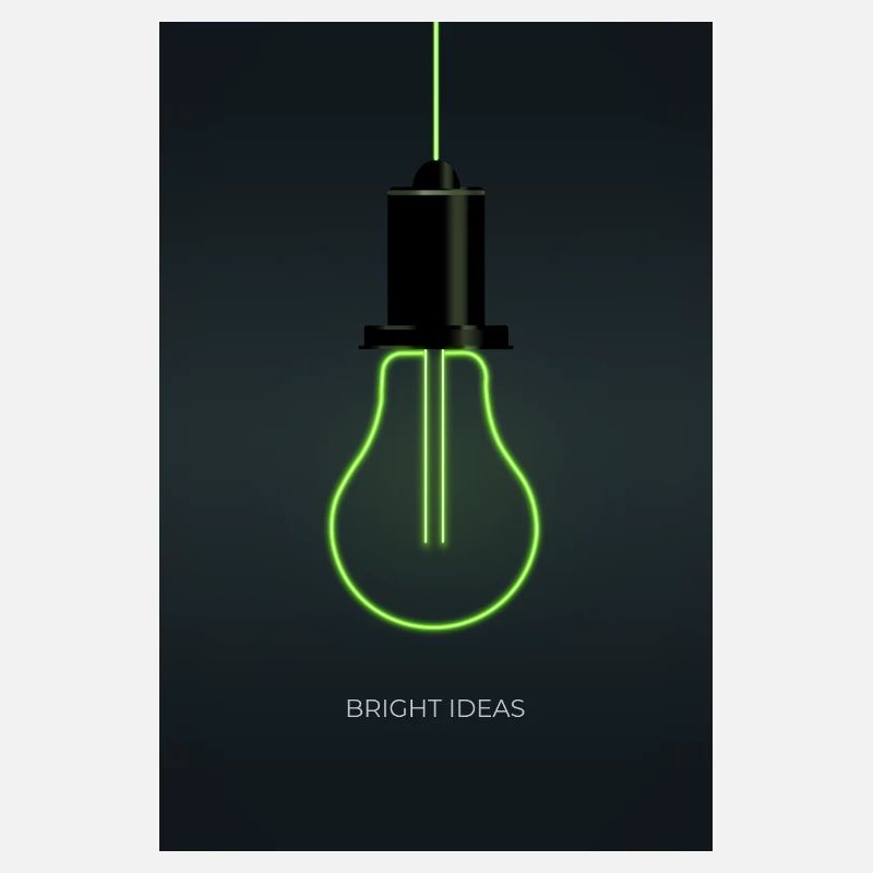 Bright Ideas – Neon Light Bulb Design