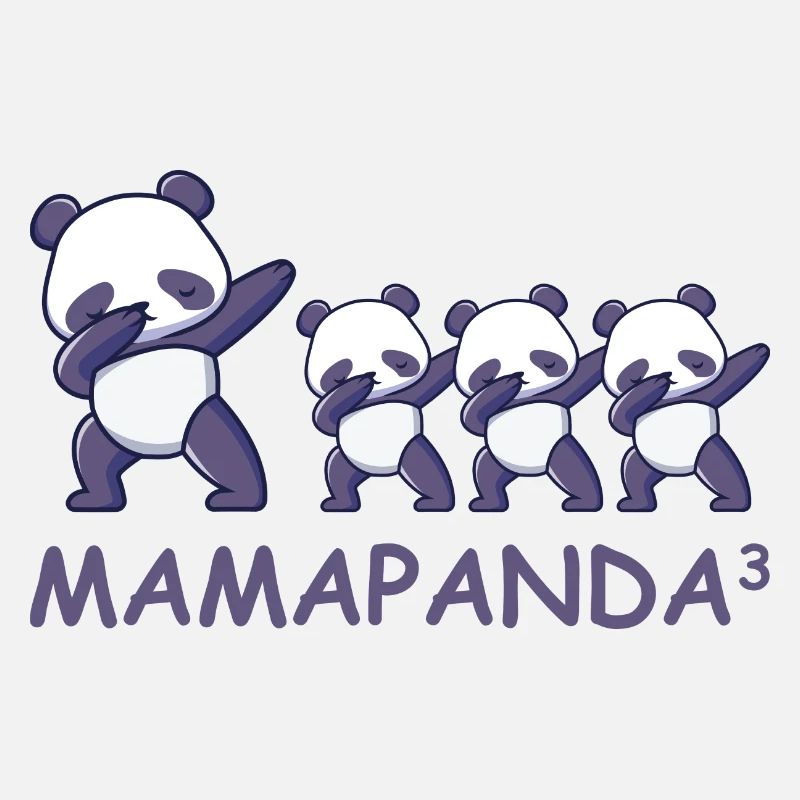 Schwanger werdene Mutter Drillinge Panda