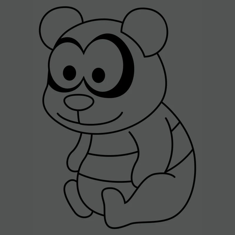 Panda Comic Animal