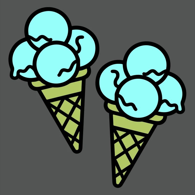 Crème glacée à la crème Eis