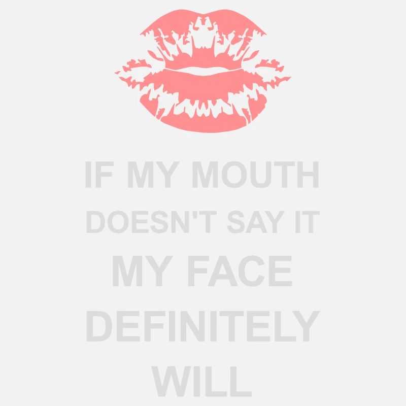 my face definitely will