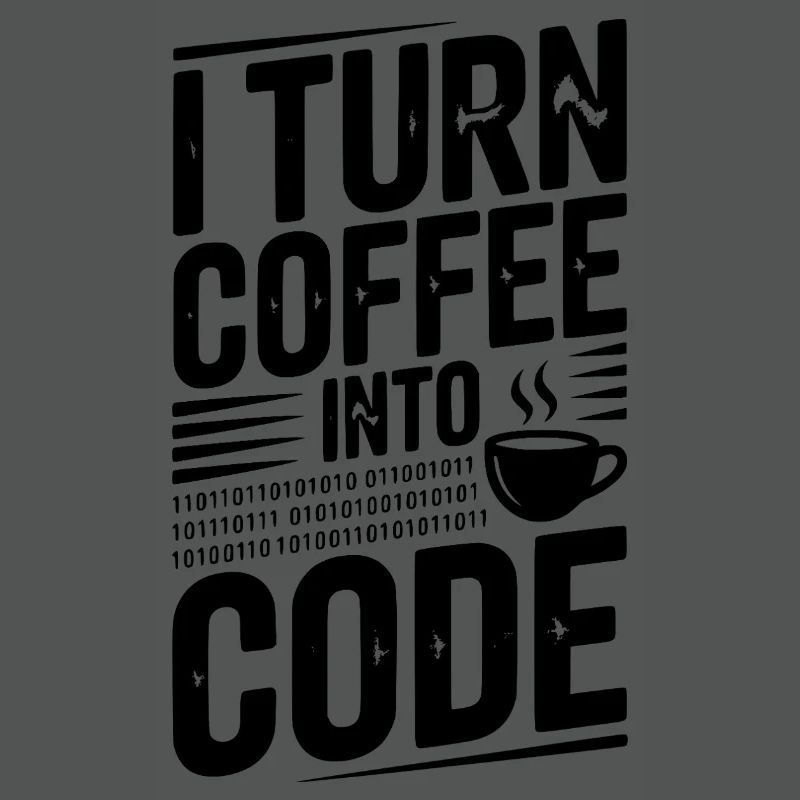 Je transforme le café en code