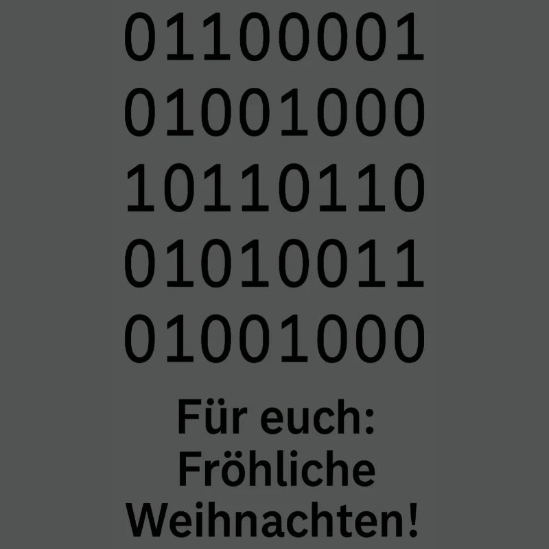 Binary Code Weihnachtszauber