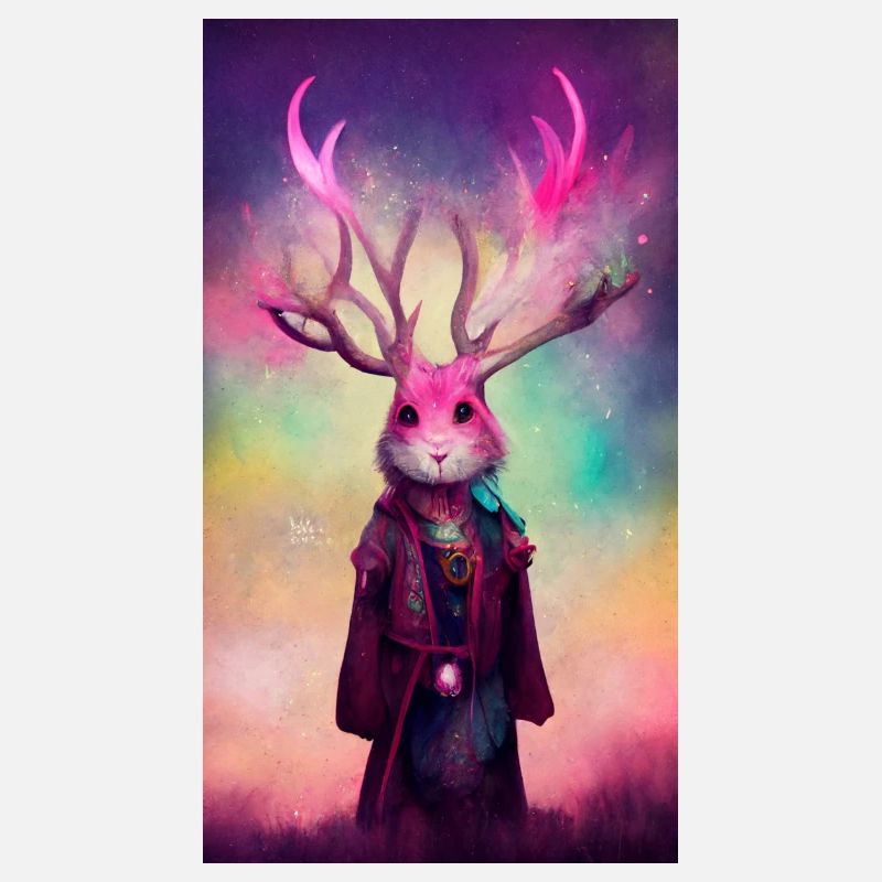 Le lapin-cerf mage