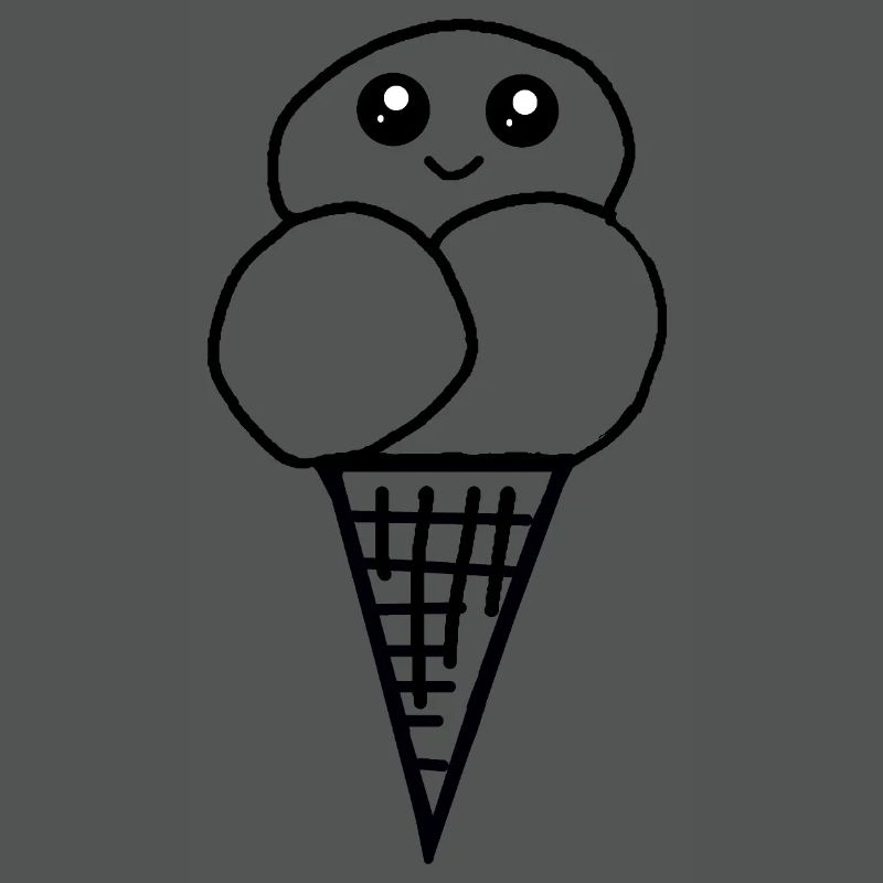 Eis Eiswaffel Eistüte Eiscreme Eiskrem