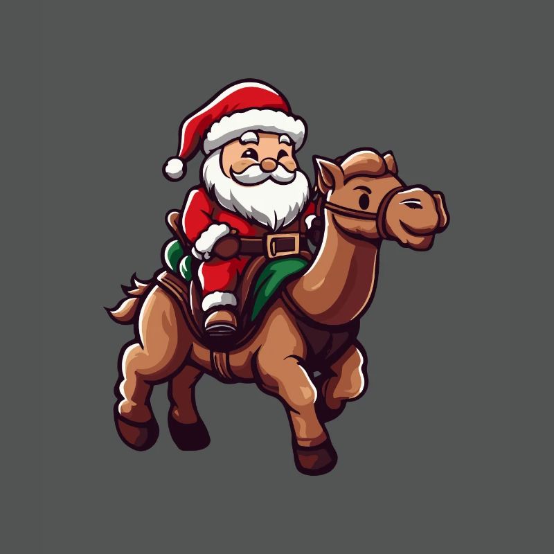 Kamel Weihnachtsmann