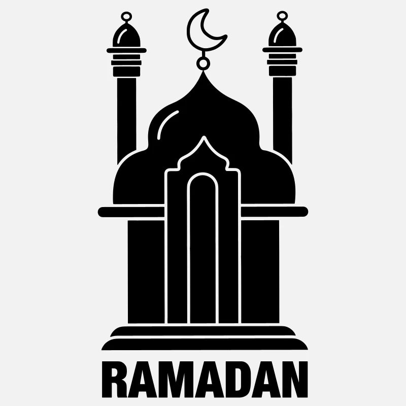 Texte du Ramadan et mosquée