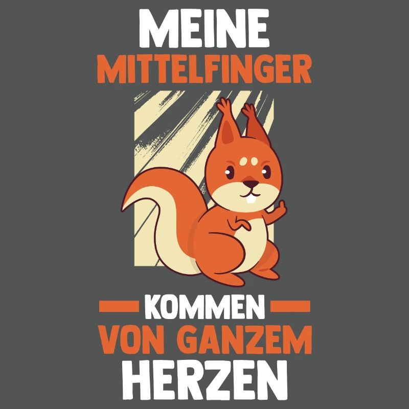 Eichhörnchen Mittelfinger