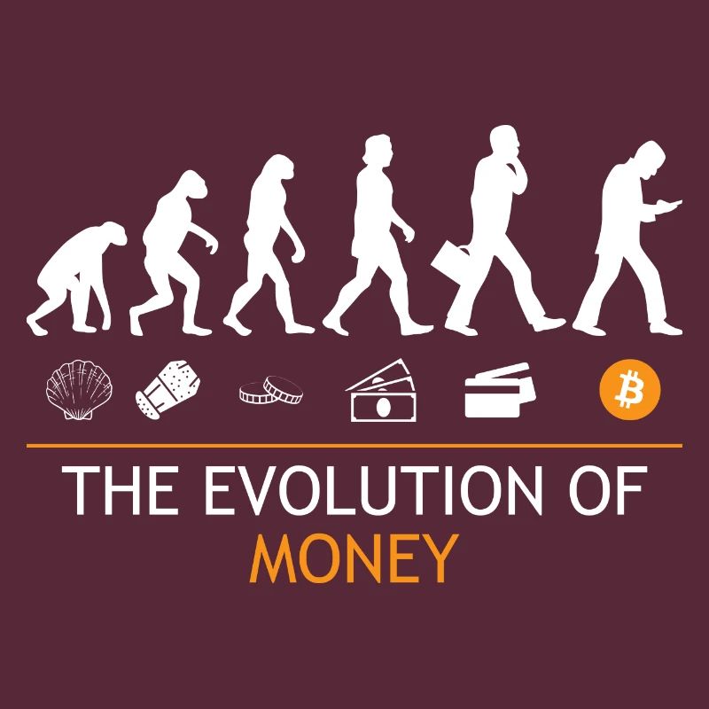 Die Evolution der Geld-Bitcoins