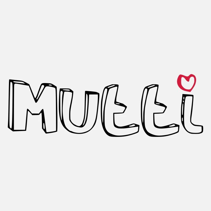 Mutti Mama Mutter Herz :-) Geschenk zum Muttertag