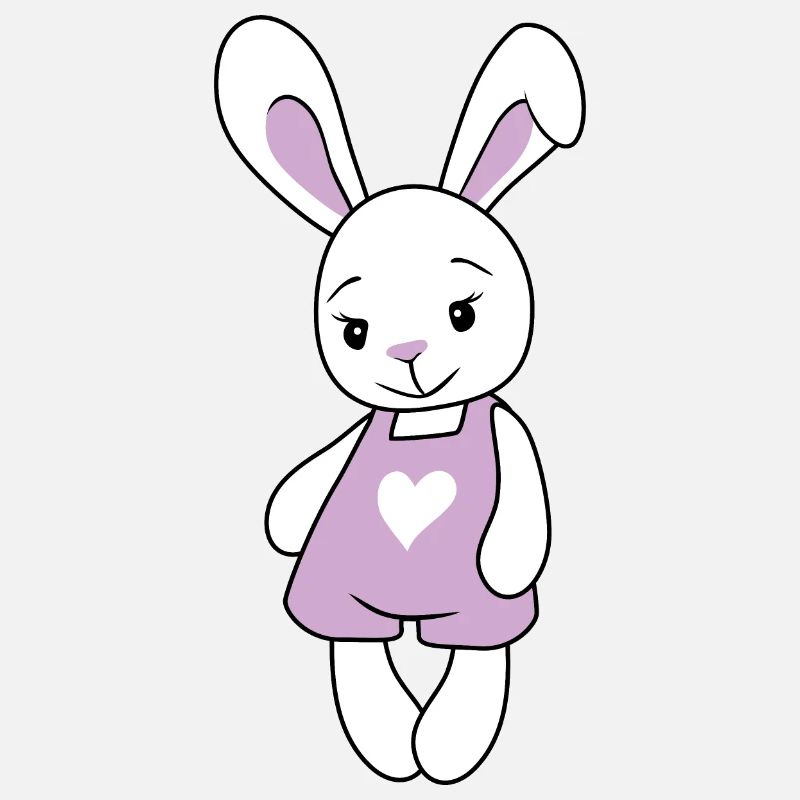 Lapin mignon de dessin animé