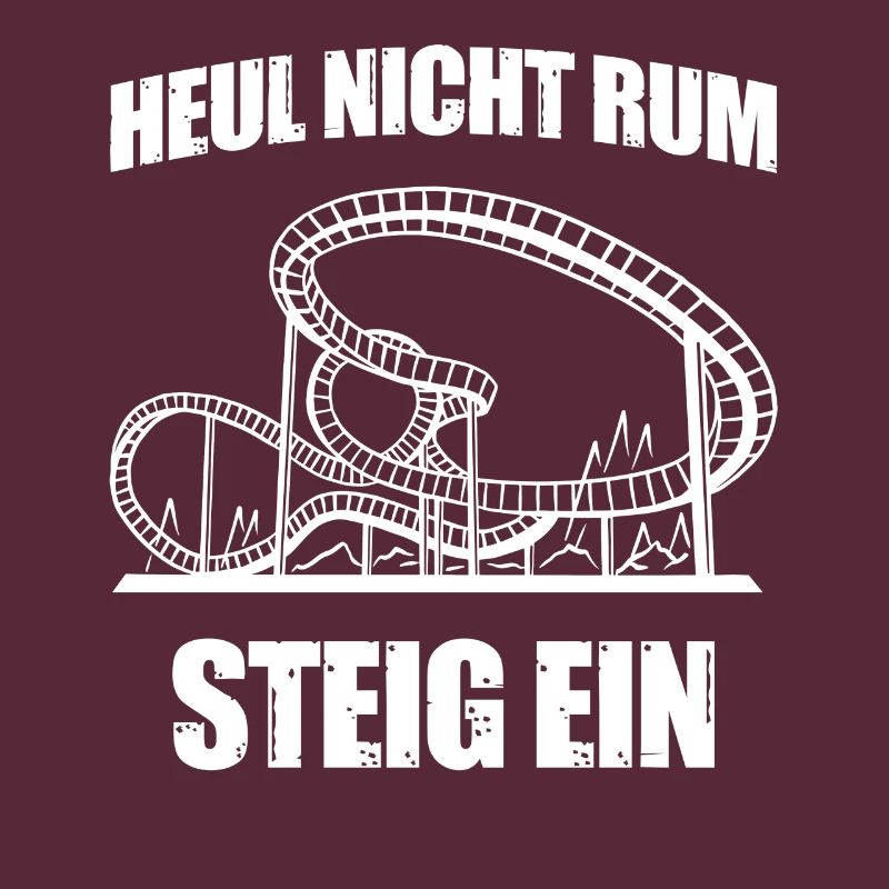 Steig ein Freizeitpark Rollercoaster Achterbahn