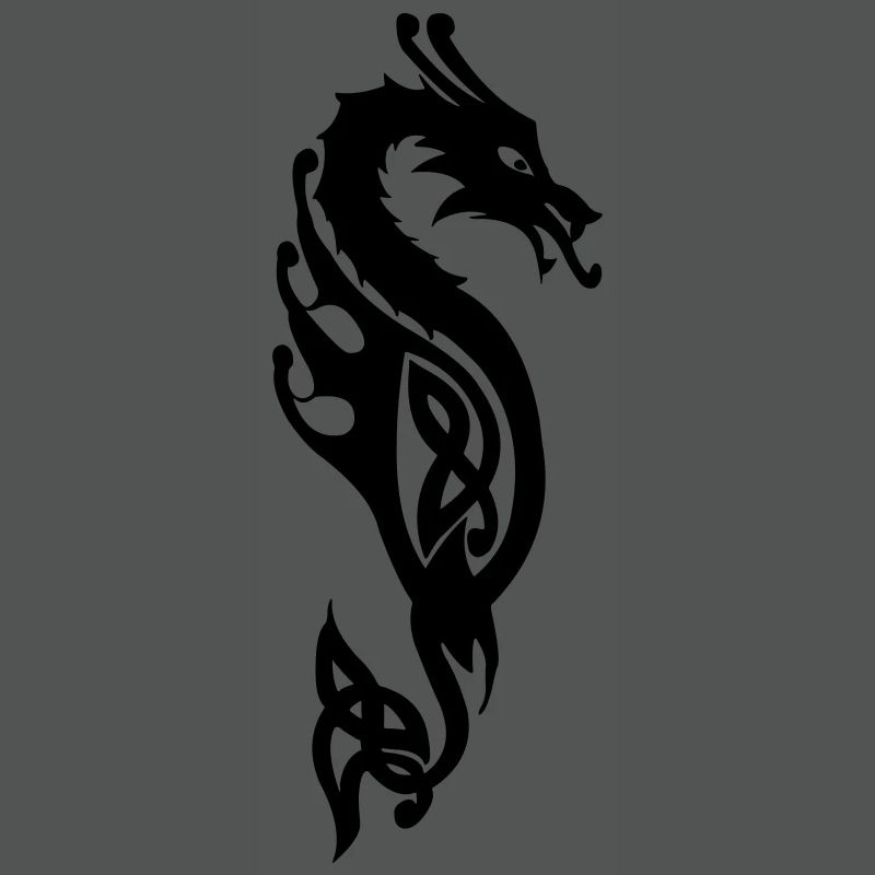 Monströse Seeschlange oder Drachenvektor