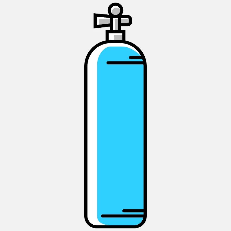Oxygen diving icon