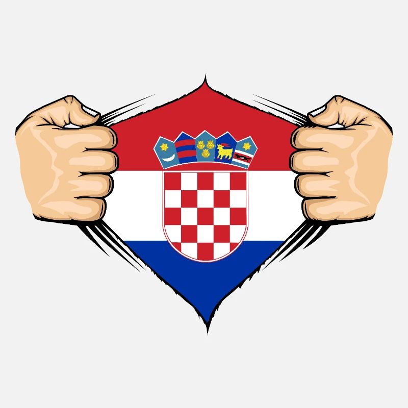 Conception du drapeau de la Croatie