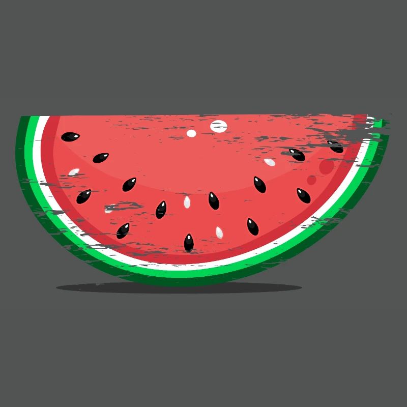 Tranche de conception de pastèque utilisée