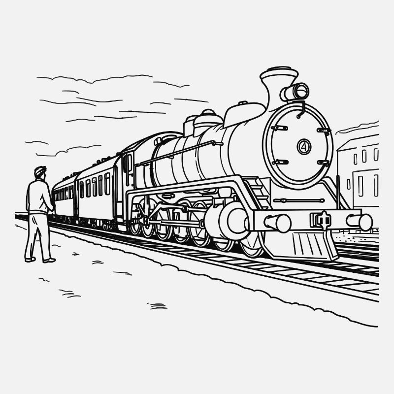 Train Lover Sketch