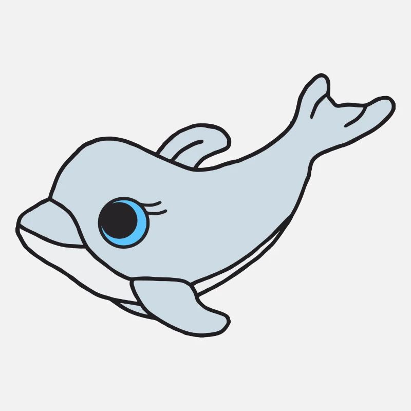 Süßer Delfin