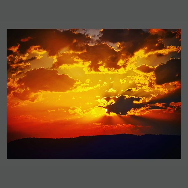 Sunset Fire Rays