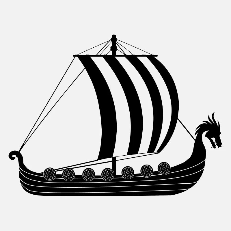 Wikinger-Drachenschiff