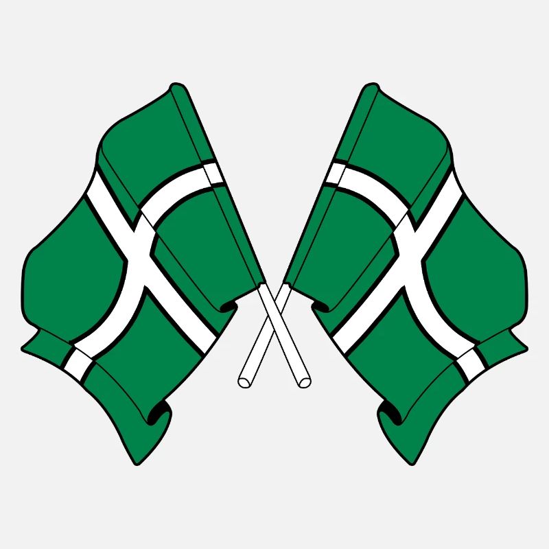 Drapeaux croisés du Devon