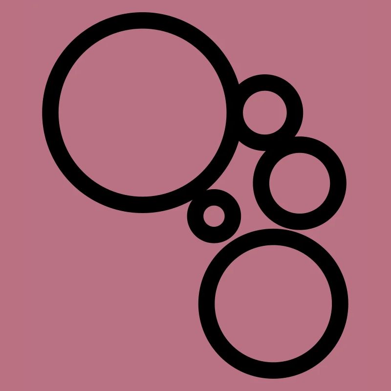 Circles Round Line Geometry Pattern Abstract Shape