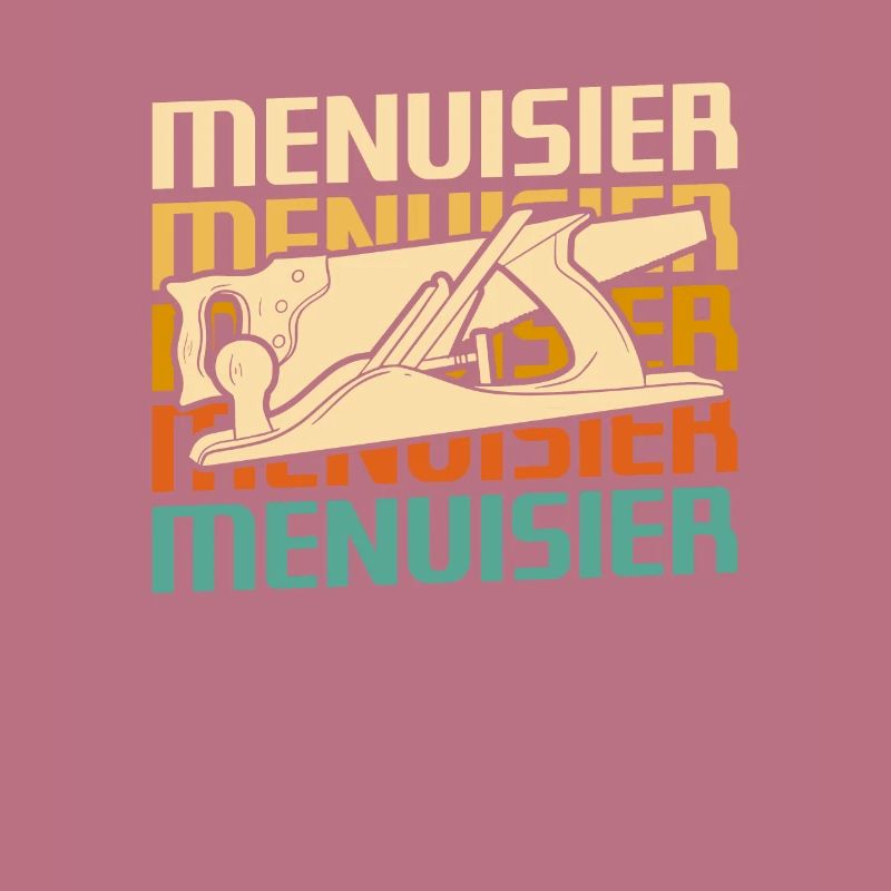 Retro Menuisier Charpentier Menuiserie