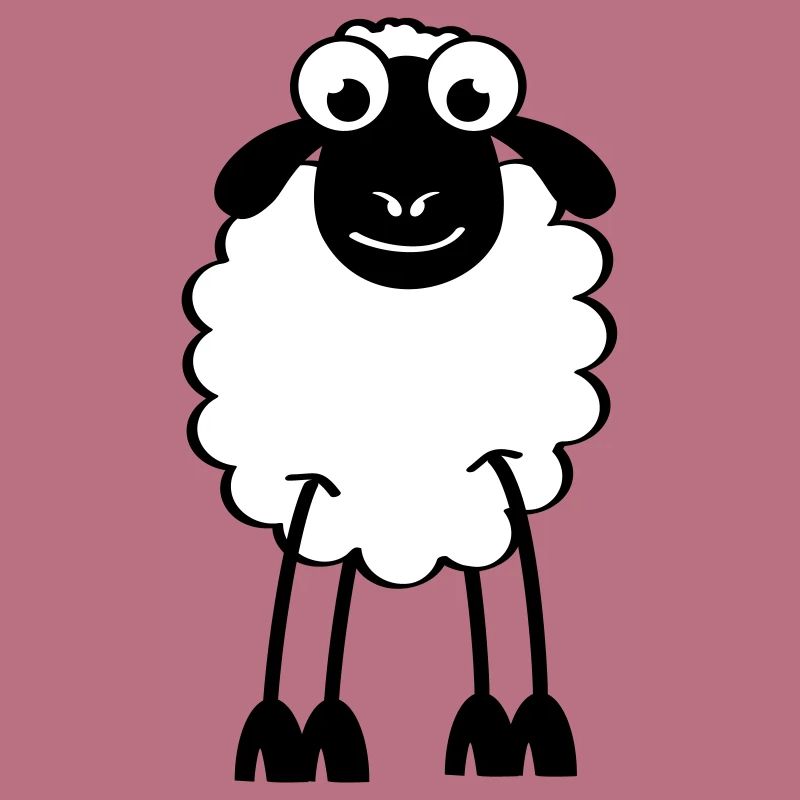 Schafe, weiße oder schwarze Schafe. Träumen oder schlafen