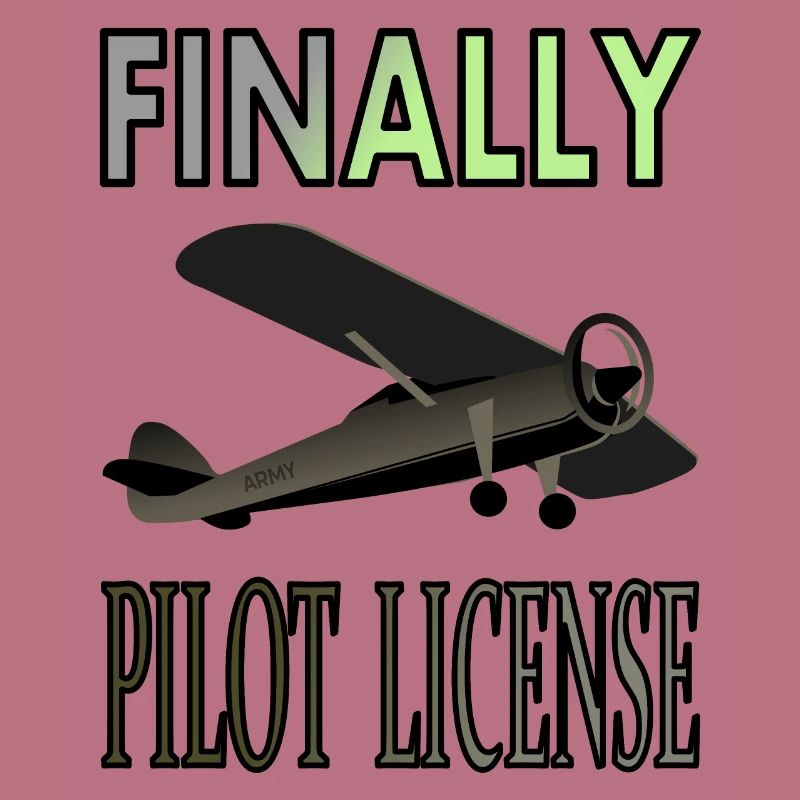 Finally Flight Ticket Airplane Fly Pilot Gift