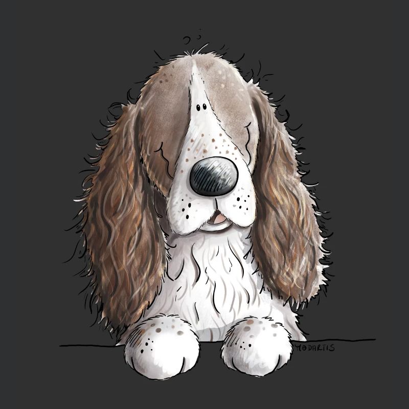 Englischer Springer Spaniel I Comic Hund Geschenk
