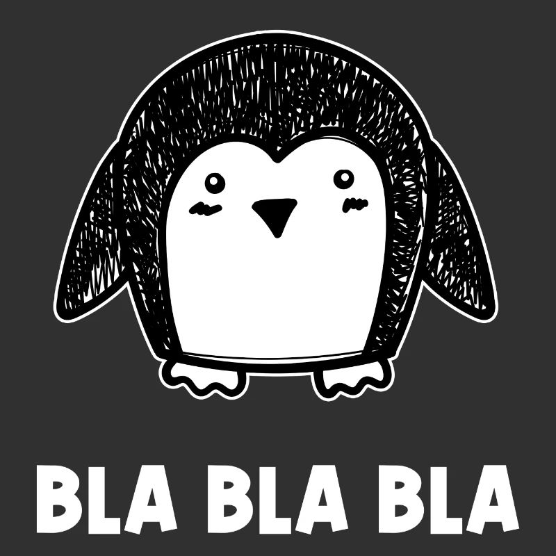 Tier Schnee Spruch Eis Vogel Pinguin Seevogel