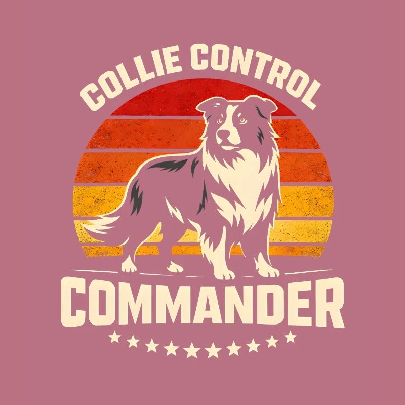 Collie Commando | Border Collie Retro