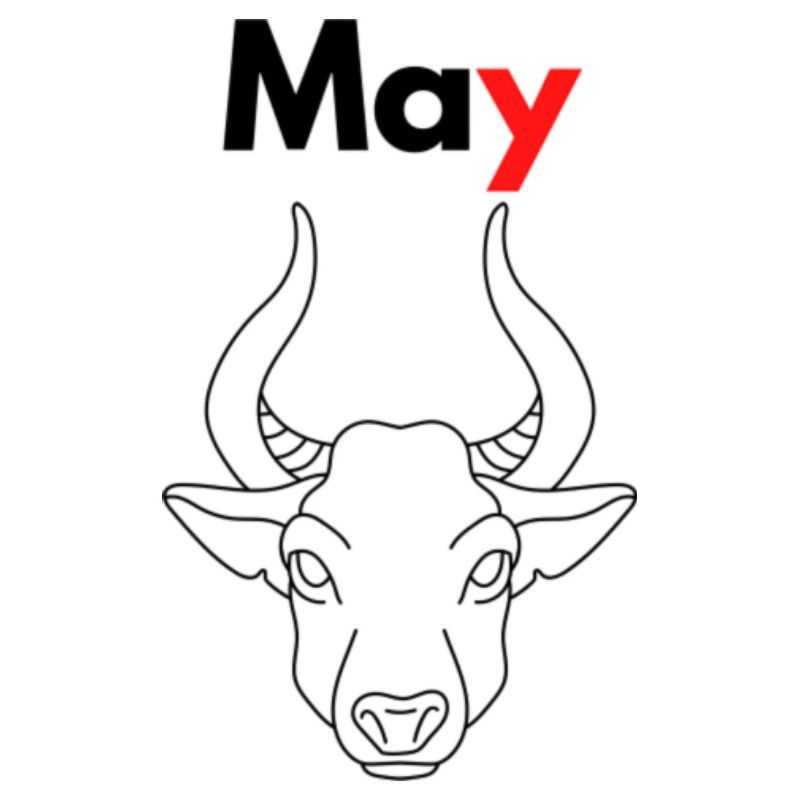 Monat mit seinem Sternzeichen Stier/Mai