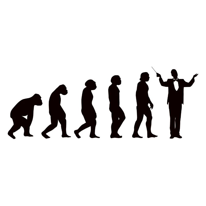 Dirigenten Evolution Musik Musiker Band Dirigent