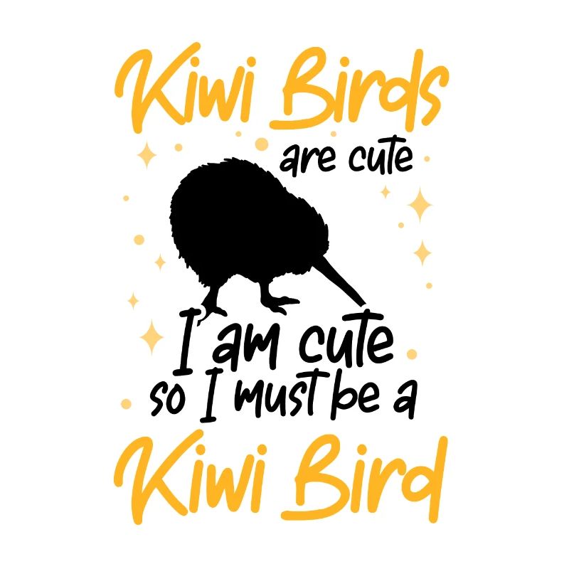 Ich bin ein Kiwi Vogel Neuseeland