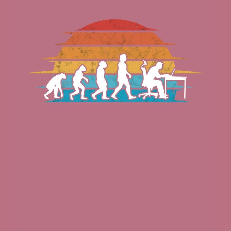 Informatiker Evolution Programmierer Nerd