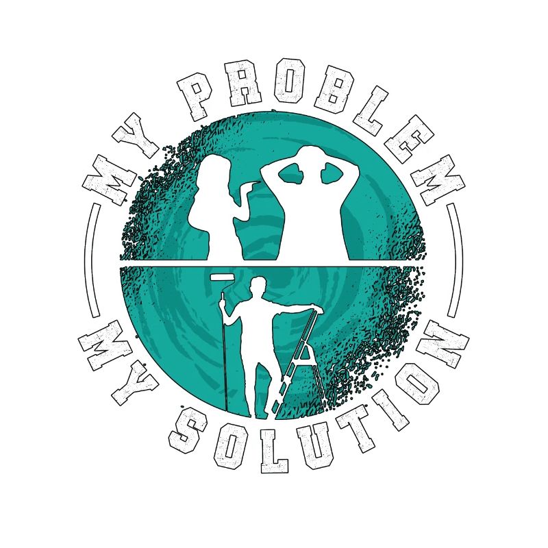 Painter My Problem My Solution Pictogram Dad Mom