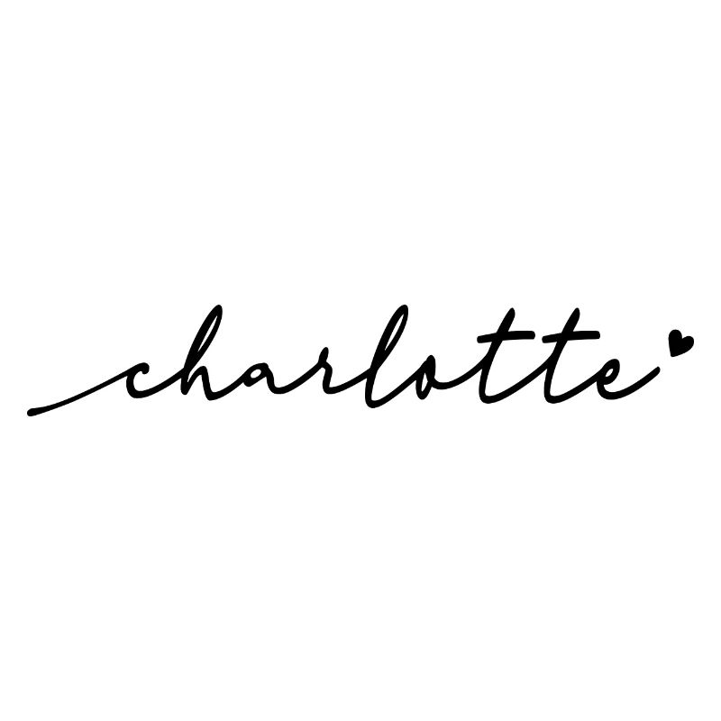 Charlotte Cursive Name
