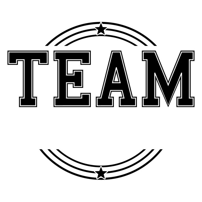 Team Kreis Vorlage Personalisierbar eigener Text