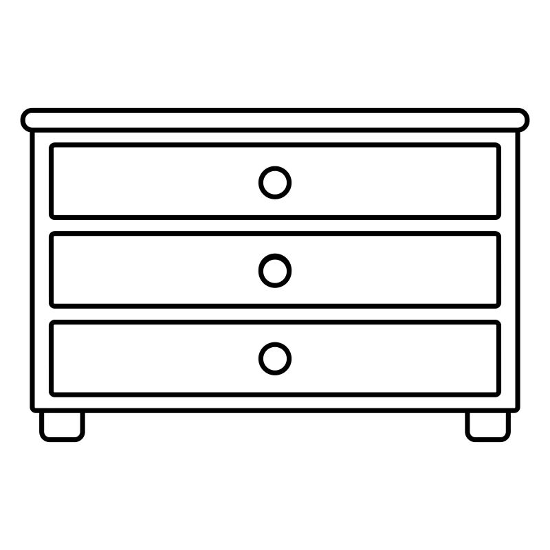 Tiroirs de meubles Commode Design