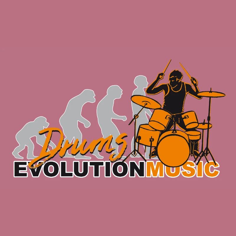 Batterie, batteur, batterie, musique d’évolution
