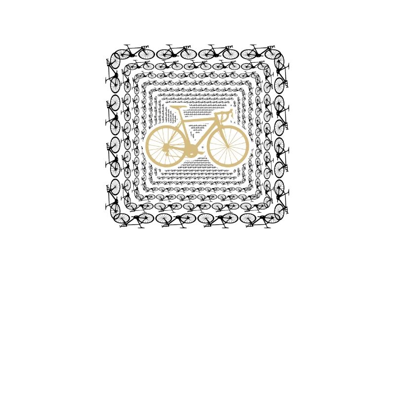 Vélo vélo QR Code gold