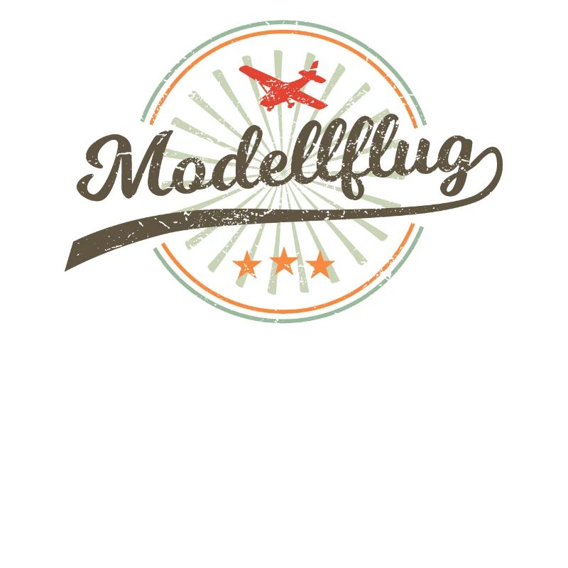 Modellflug Modellbauer Flugzeug Geschenk Retro