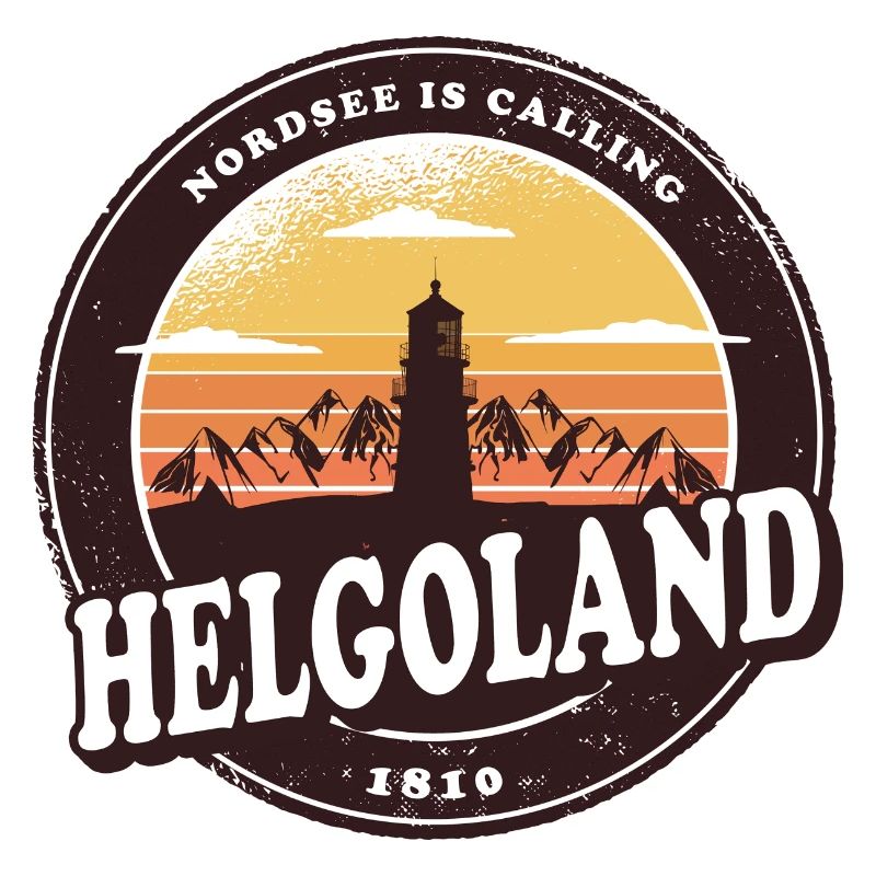 Helgoland Sunset Design / Geschenkidee