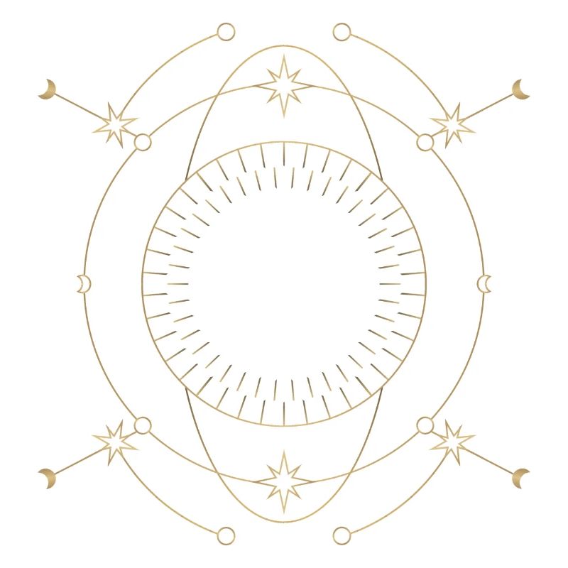 Conception de l’orbite du cercle d’étoile dorée