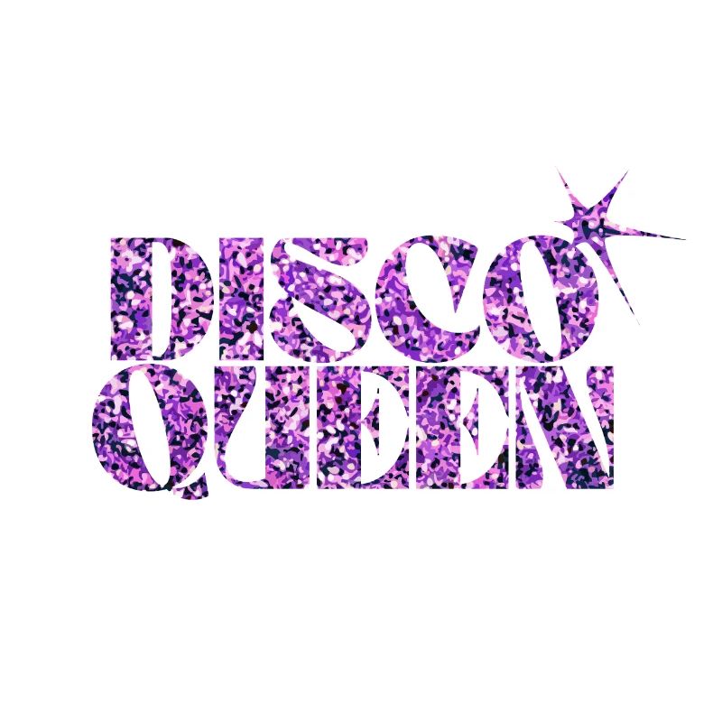Disco Queen Glitzermuster