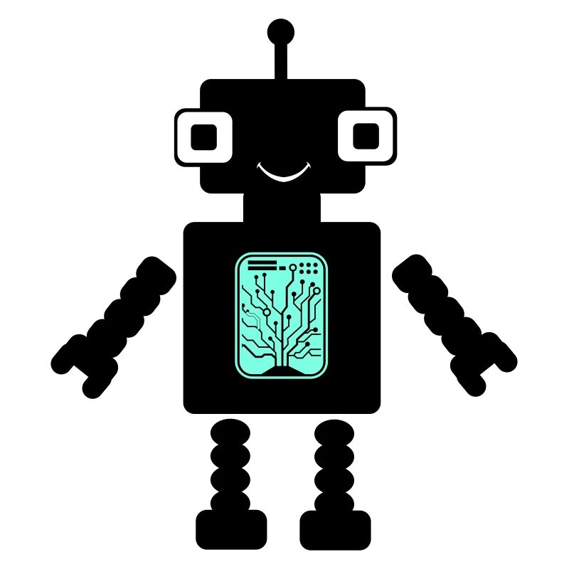 Roboter Comic