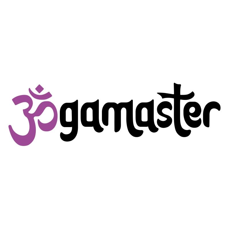 Jogamaster - Typografisches OM (3-Farbig)